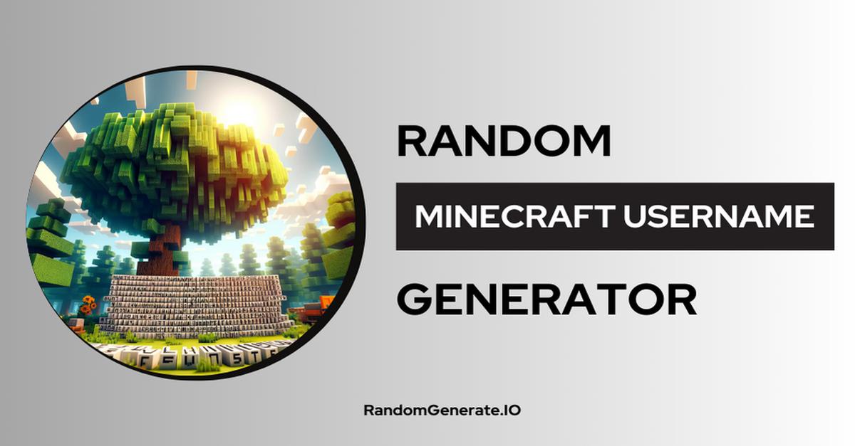 Minecraft Username Generator