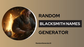 Blacksmith Names Generator