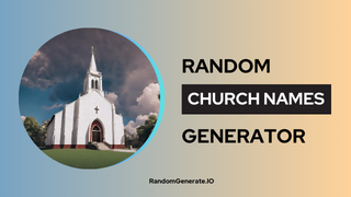 Church Names Generator