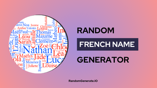 French Name Generator