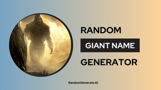 Giant Name Generator