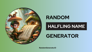 Halfling Name Generator