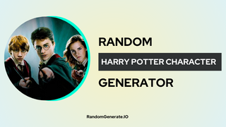 Harry Potter Character Generator
