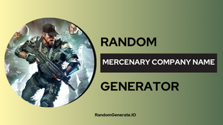 Mercenary Company Name Generator