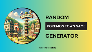 Pokemon Town Name Generator