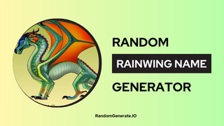 RainWing Name Generator