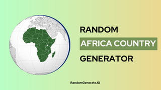 Random Africa Country Generator