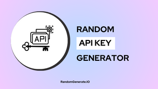 Random API Key Generator