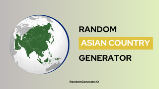 Random Asian Country Generator