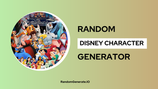 Random Disney Character Generator