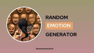 Random Emotion Generator