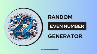 Random Even Number Generator