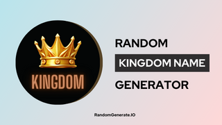 Random Kingdom name generator