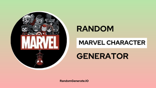 Random Marvel Character Generator