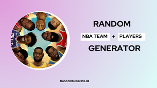 Random NBA Team Players Generator