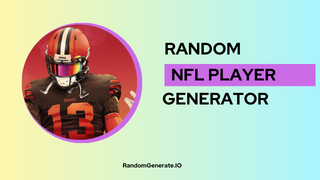 Random NFL Player Generator