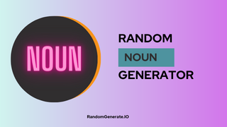 Random Noun Generator