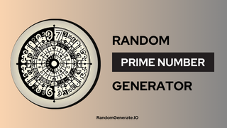 Random Prime Number Generator