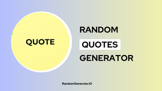 Random Quote Generator
