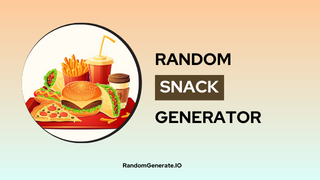 Random Snack Generator