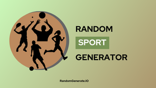 Random Sport Generator