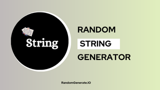 Random String Generator