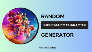 Random Super Mario Character Generator