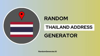 random-thailand-address-generator