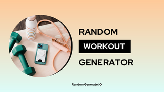 Random Workout Generator
