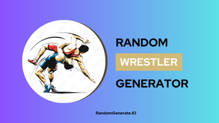 Random Wrestler Generator