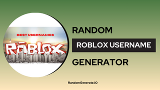 Roblox Username Generator