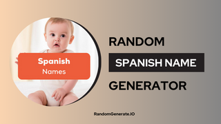Spanish Name Generator