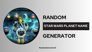 Star Wars Planet Name Generator