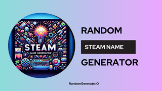 Steam Name Generator