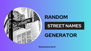 Street Names Generator