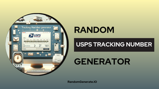 USPS Tracking Number Generator