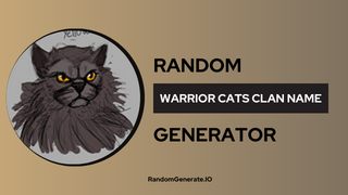Warrior Cats Clan Name Generator