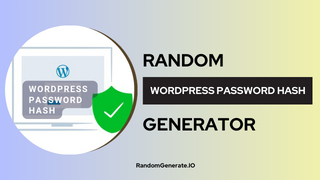 WordPress Password Hash Generator