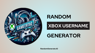 Xbox Username Generator