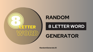8 Letter Word Generator
