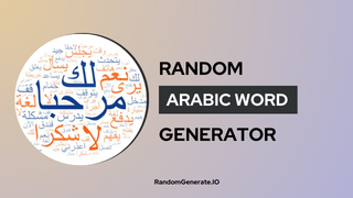 Arabic Word Generator