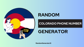 Colorado Phone Number Generator