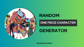 One Piece Character Generator