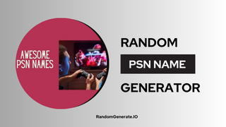 PSN Name Generator