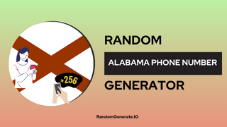 Random Alabama Phone Number Generator