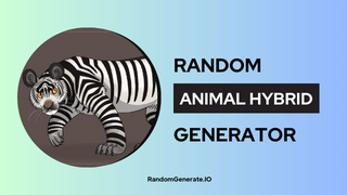 Random Animal Hybrid Generator