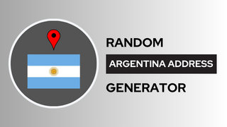Random Argentina Address Generator