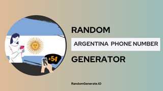 Random Argentina Phone Number Generator