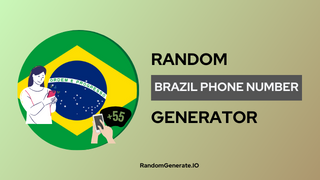 Random Brazil Phone Number Generator