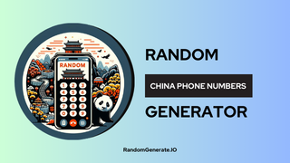 Random China Phone Numbers